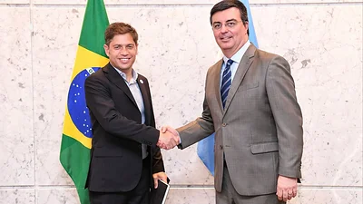 Kicillof aseguró desde San Pablo que "no hay futuro para la Argentina sin integración con Brasil y la región" Kicillof aseguró desde San Pablo que "no hay futuro para la Argentina sin integración con Brasil y la región"