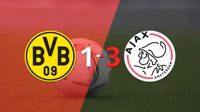 Ajax se impuso 3 a 1 en su visita a Borussia Dortmund Ajax se impuso 3 a 1 en su visita a Borussia Dortmund