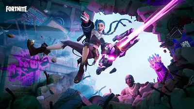 Jinx, League of Legends en Fortnite Jinx, League of Legends en Fortnite