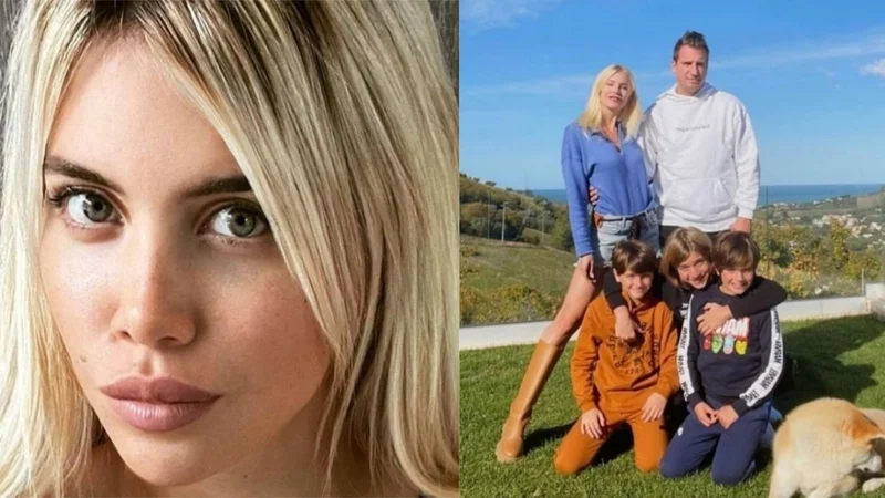 La reacción de Wanda Nara por la foto de sus hijos que subió la novia de Maxi López