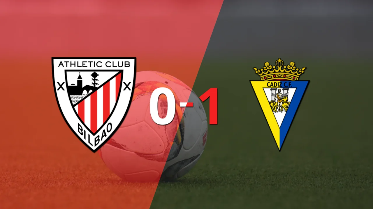 Por la mínima diferencia, Cádiz se quedó con la victoria ante Athletic Bilbao en la Catedral