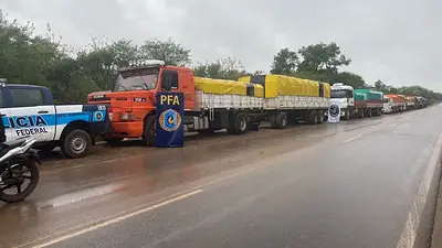 Transportistas de granos inician este lunes un paro nacional Transportistas de granos inician este lunes un paro nacional