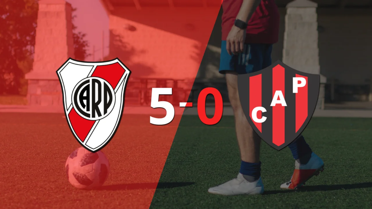River Plate golea 5-0 como local a Patronato