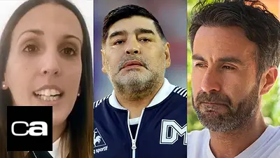 Cosachov, Maradona y Leopoldo Luque Cosachov, Maradona y Leopoldo Luque