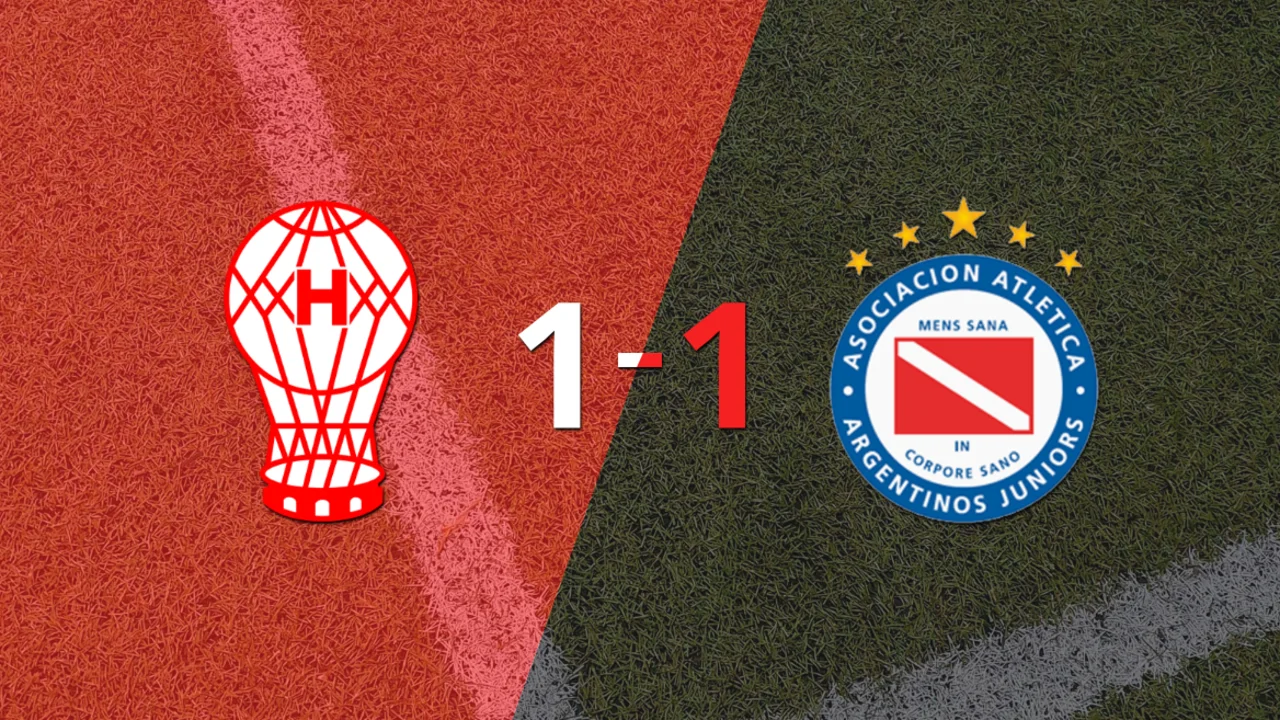 Huracán y Argentinos Juniors empataron 1 a 1