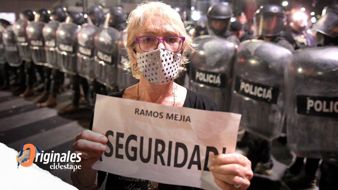 marcha por la inseguridad en Ramos Mejía