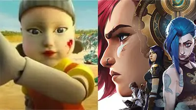 El juego del calamar y Arcane El juego del calamar y Arcane
