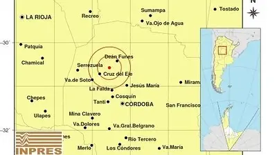 Susto en Córdoba: un temblor sacudió la provincia en plena madrugada Susto en Córdoba: un temblor sacudió la provincia en plena madrugada