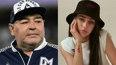Diego Maradona y Nicki Nicole Diego Maradona y Nicki Nicole