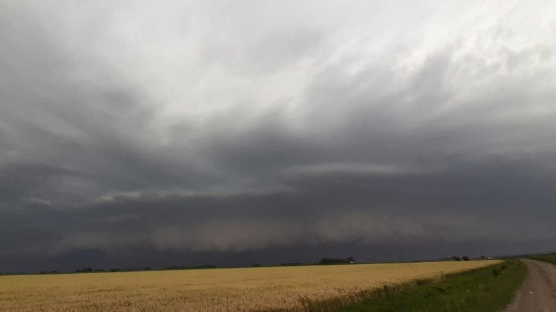 Las imágenes más impactantes de la tormenta en el centro del país