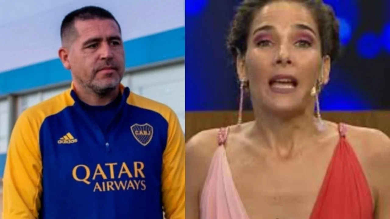 Riquelme y Juana Viale