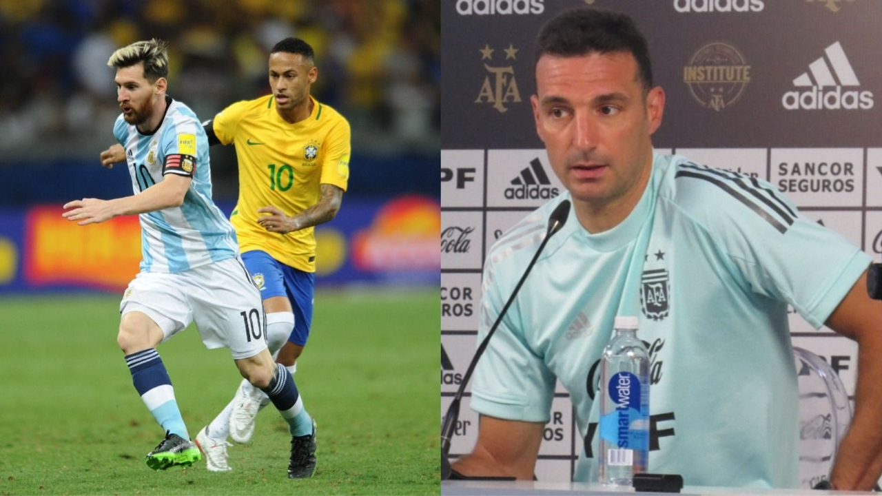 Lionel Messi, Lionel Scaloni, Selección Argentina, Brasil, Eliminatorias, fútbol