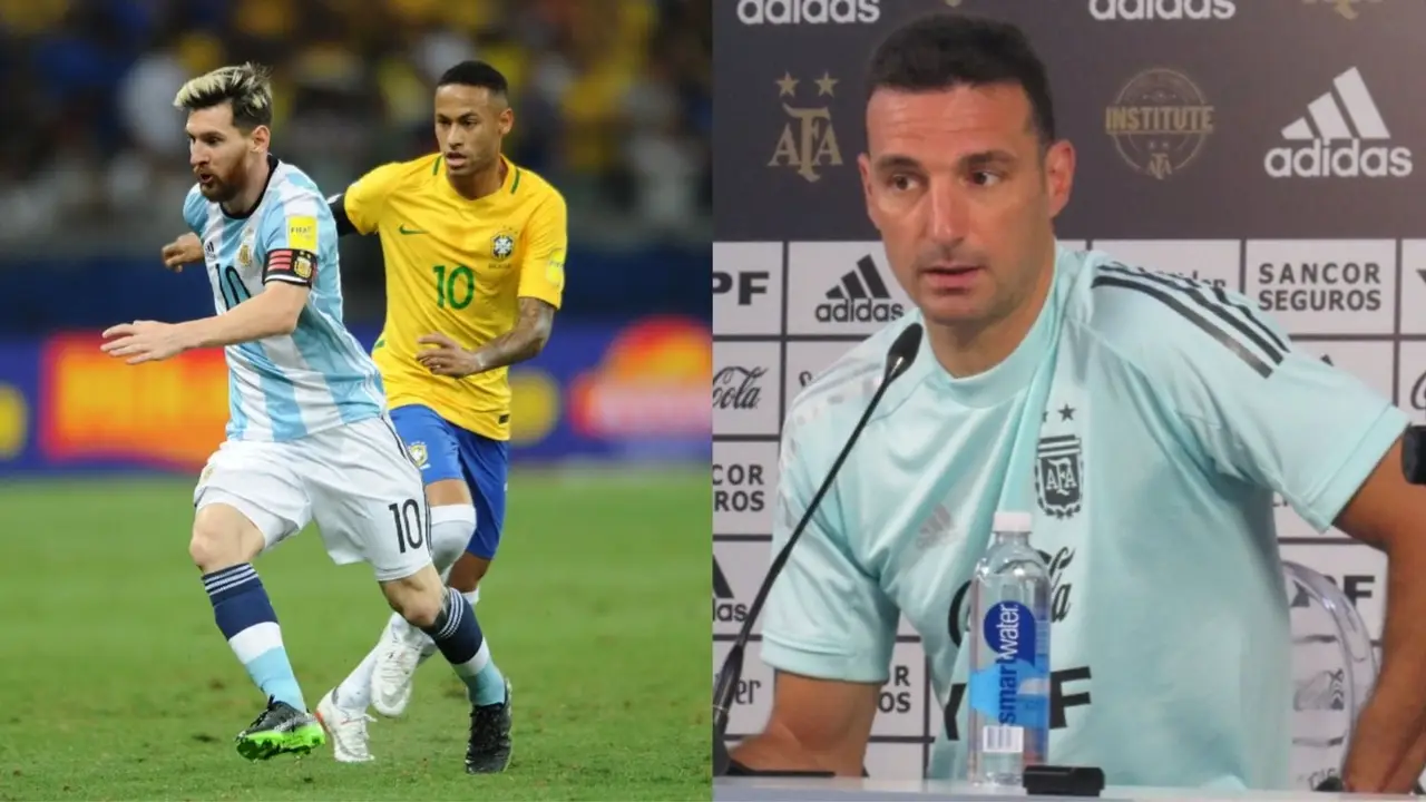 Lionel Messi, Lionel Scaloni, Selección Argentina, Brasil, Eliminatorias, fútbol