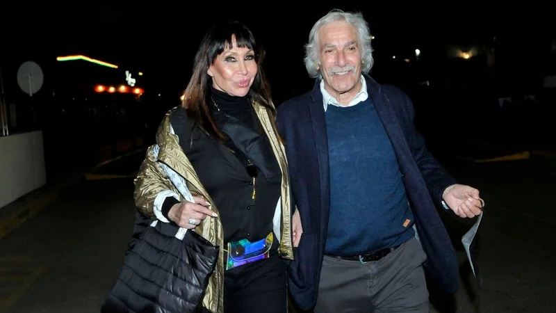 Moria Casán y Fernando Galmarini