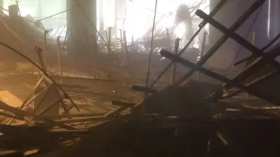 Derrumbe en el Cinemark de Palermo: se cayó el cielo raso Derrumbe en el Cinemark de Palermo: se cayó el cielo raso