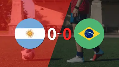 Argentina y Brasil terminaron sin goles Argentina y Brasil terminaron sin goles
