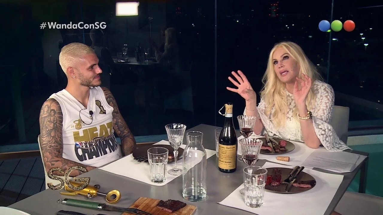 Mauro Icardi, Susana Giménez, Wanda Nara, televisión, Telefe
