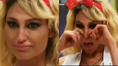 Vicky Xipolitakis llorando Vicky Xipolitakis llorando