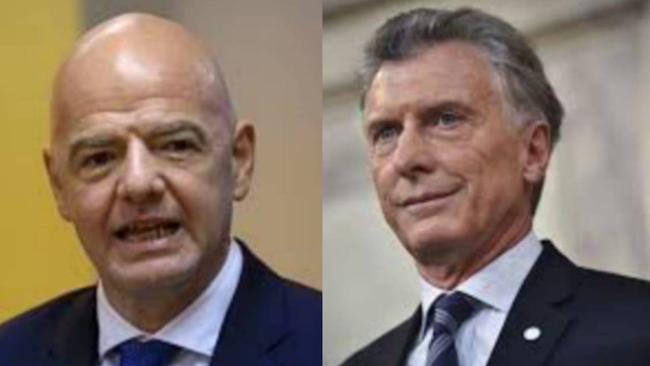 Gianni Infantino Mauricio Macri