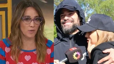 Vero Lozano, impactada ante Luciano Castro y Flor Vigna