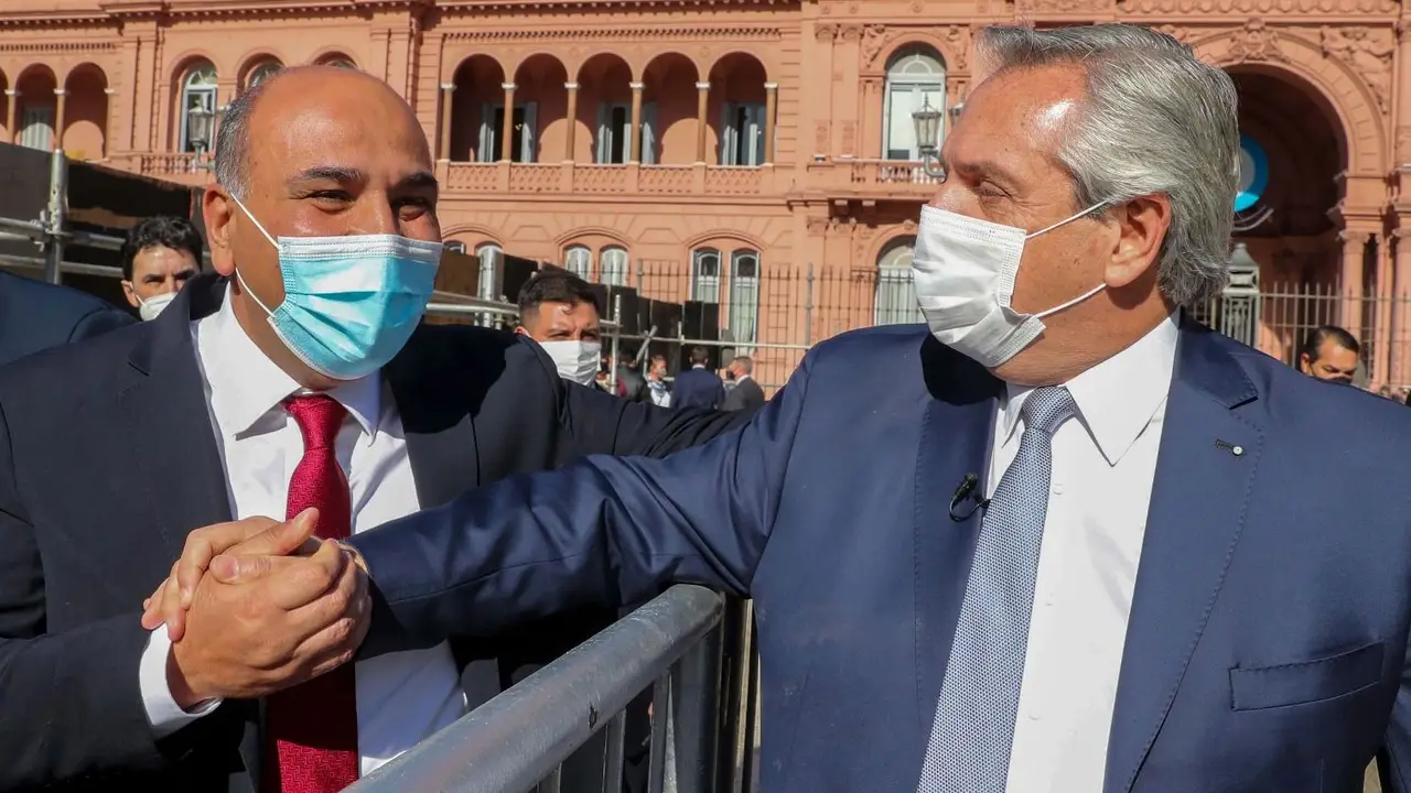Alberto Fernández y Juan Manzur