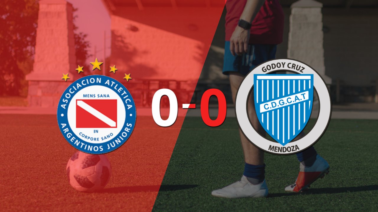 Argentinos Juniors y Godoy Cruz terminaron sin goles