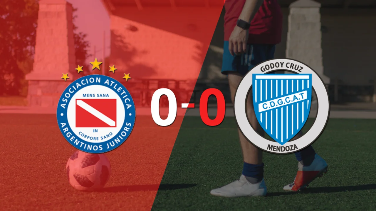 Argentinos Juniors y Godoy Cruz terminaron sin goles
