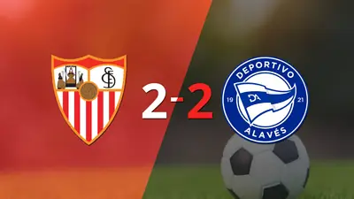 Sevilla y Alavés igualaron 2 a 2 Sevilla y Alavés igualaron 2 a 2