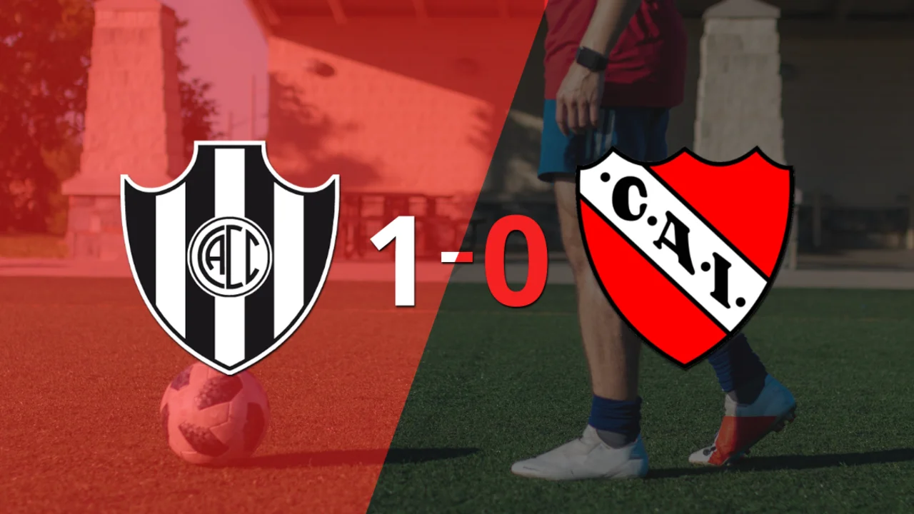 A Central Córdoba (SE) le alcanzó con un gol para derrotar a Independiente en el estadio Único Madre de Ciudades