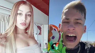 L-Gante y su novia Tamara Báez L-Gante y su novia Tamara Báez