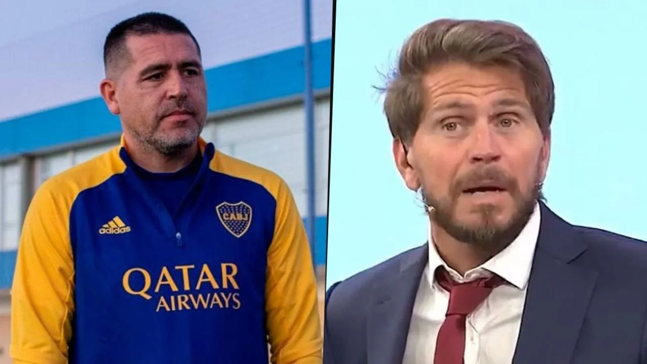 Juan Román Riquelme y El Pollo Vignolo