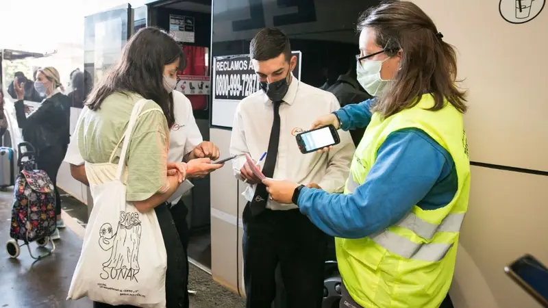 Fuerte movimiento en todas las modalidades de transporte durante el fin de semana largo