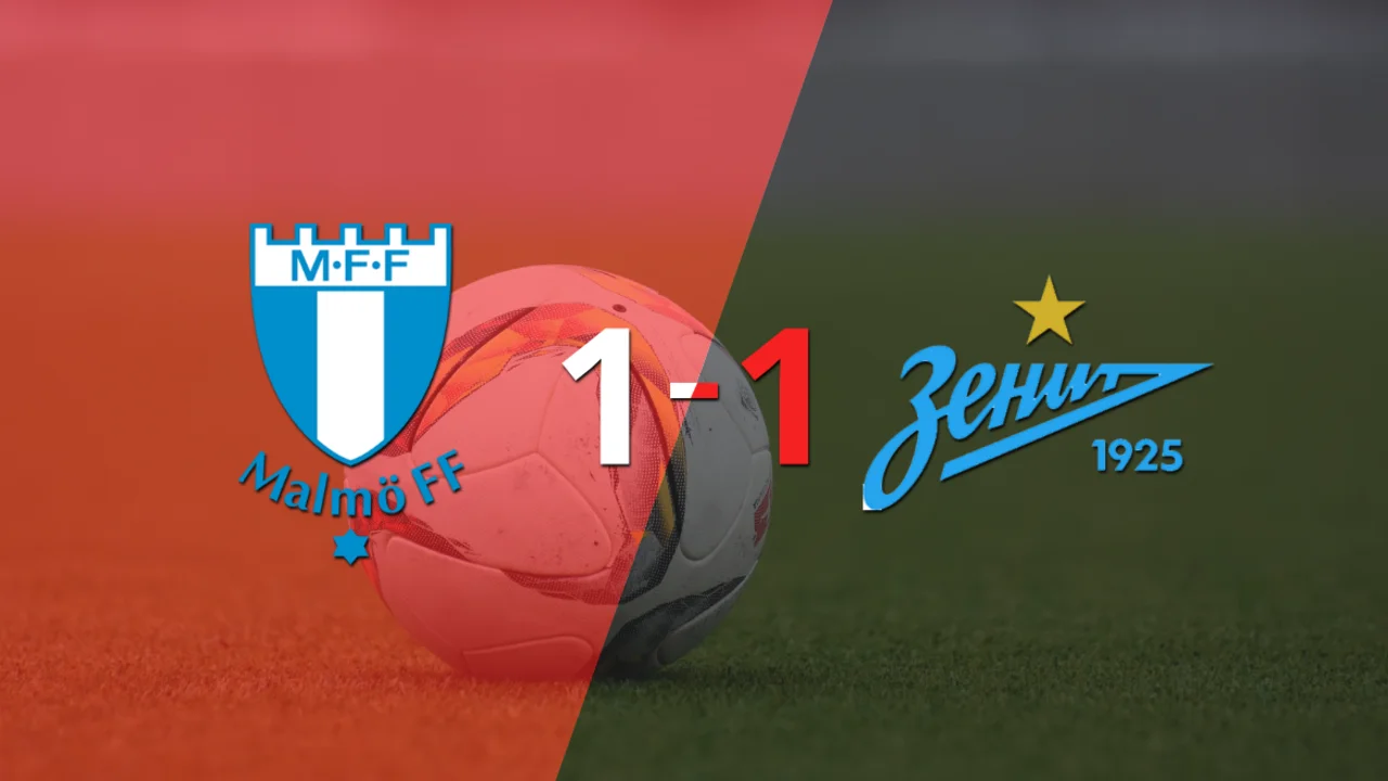 Reparto de puntos en el empate a uno entre Malmö y Zenit