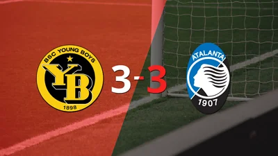 Young Boys y Atalanta igualaron un encuentro lleno de goles en el estadio Stade de Suisse Wankdorf Young Boys y Atalanta igualaron un encuentro lleno de goles en el estadio Stade de Suisse Wankdorf
