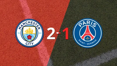 Manchester City logra 3 puntos al vencer de local a PSG 2-1 Manchester City logra 3 puntos al vencer de local a PSG 2-1
