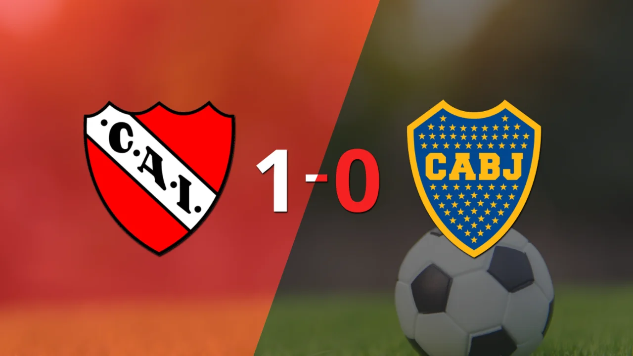 En su casa Independiente derrotó a Boca Juniors 1 a 0