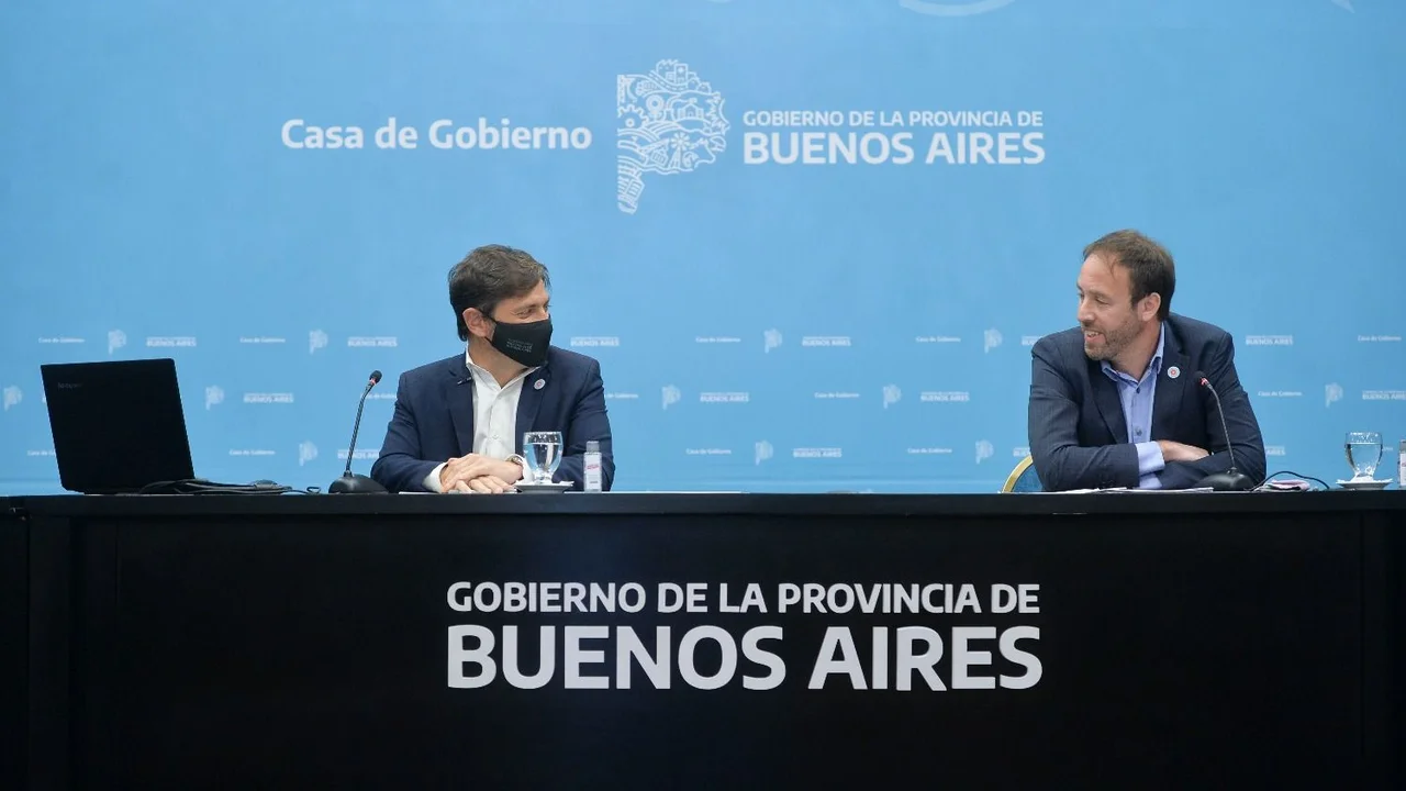 Pablo López y Axel Kicillof 