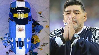 El mausoleo de Maradona El mausoleo de Maradona