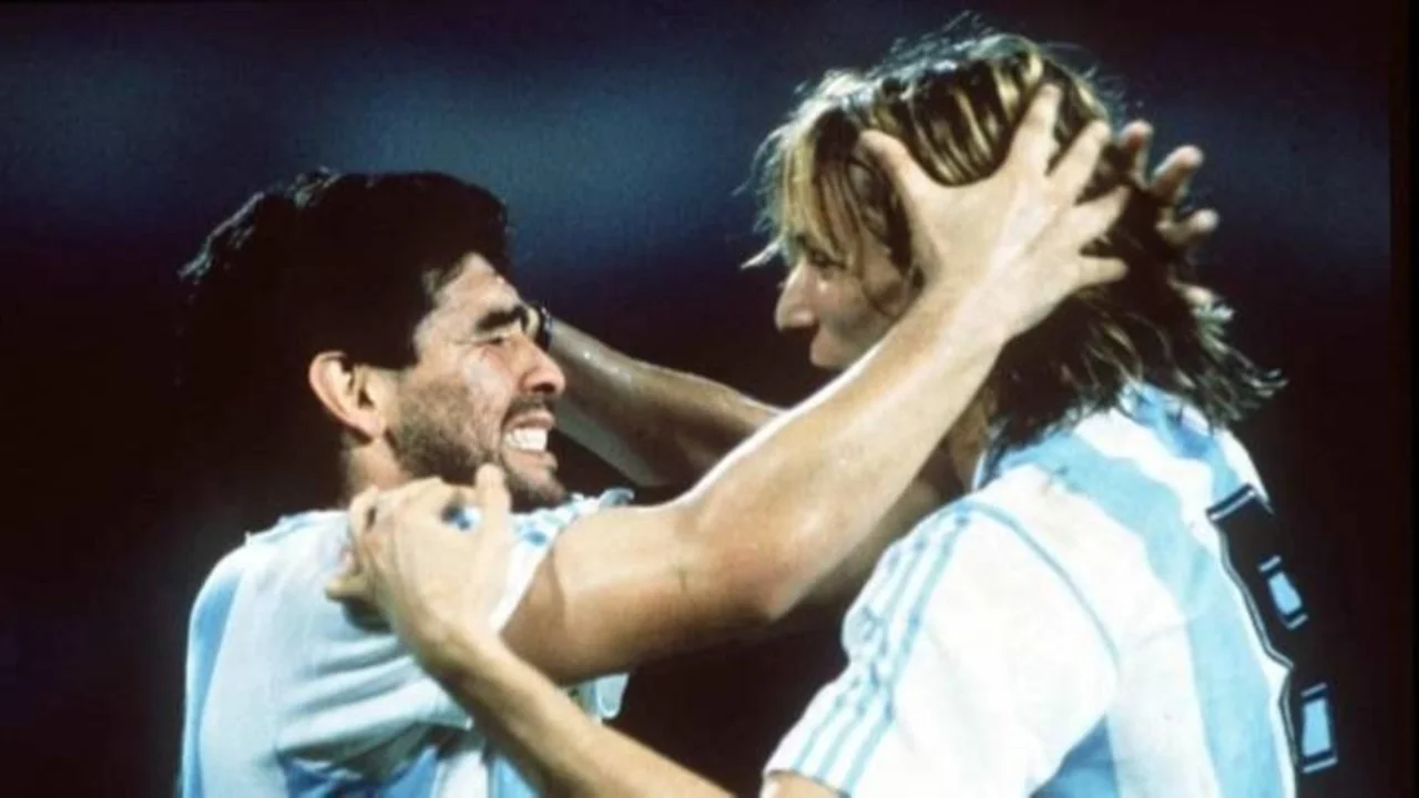 Claudio Paul Caniggia Diego Armando Maradona Selección Argentina