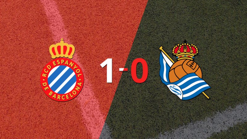 Espanyol le ganó 1-0 como local a Real Sociedad