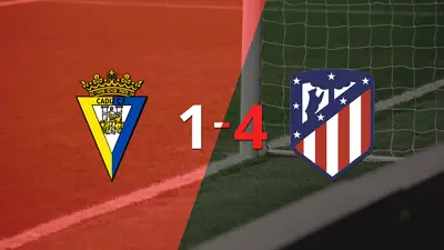 Atlético de Madrid venció con contundencia a Cádiz Atlético de Madrid venció con contundencia a Cádiz