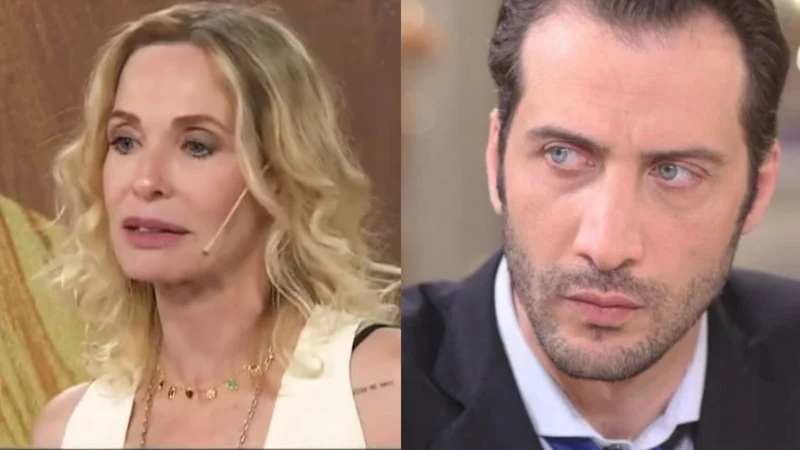 Gloria Carrá y Luciano Cáceres