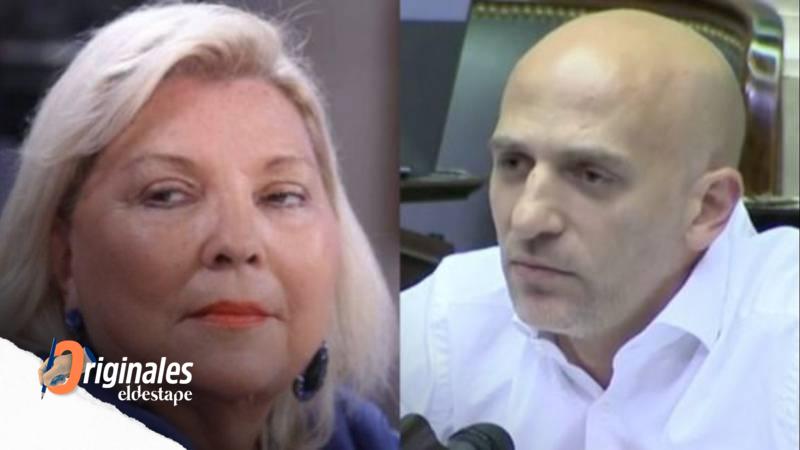 Elisa Carrió versus Emiliano Yacobitti