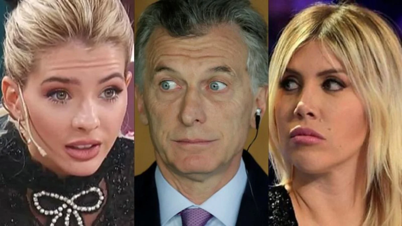 La China Suárez, Mauricio Macri y Wanda Nara