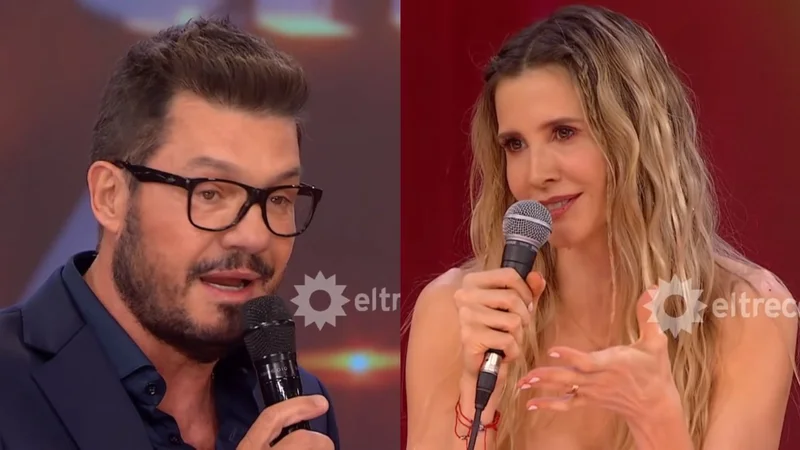 Marcelo Tinelli y Guillermina Valdés