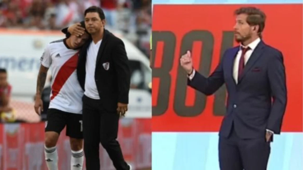 Juanfer Quintero, Pollo Vignolo, Marcelo Gallardo, River, fútbol argentino, televisión, ESPN, deportes