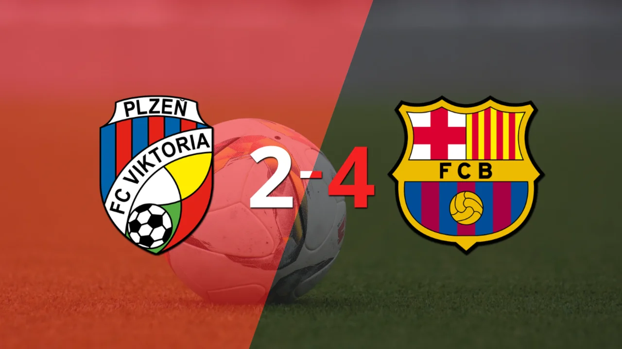 Ferran Torres sentenció el triunfo de Barcelona ante Viktoria Plzen con doblete 