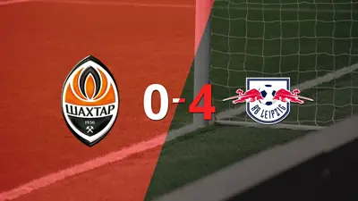 RB Leipzig venció con contundencia a Shakhtar Donetsk RB Leipzig venció con contundencia a Shakhtar Donetsk