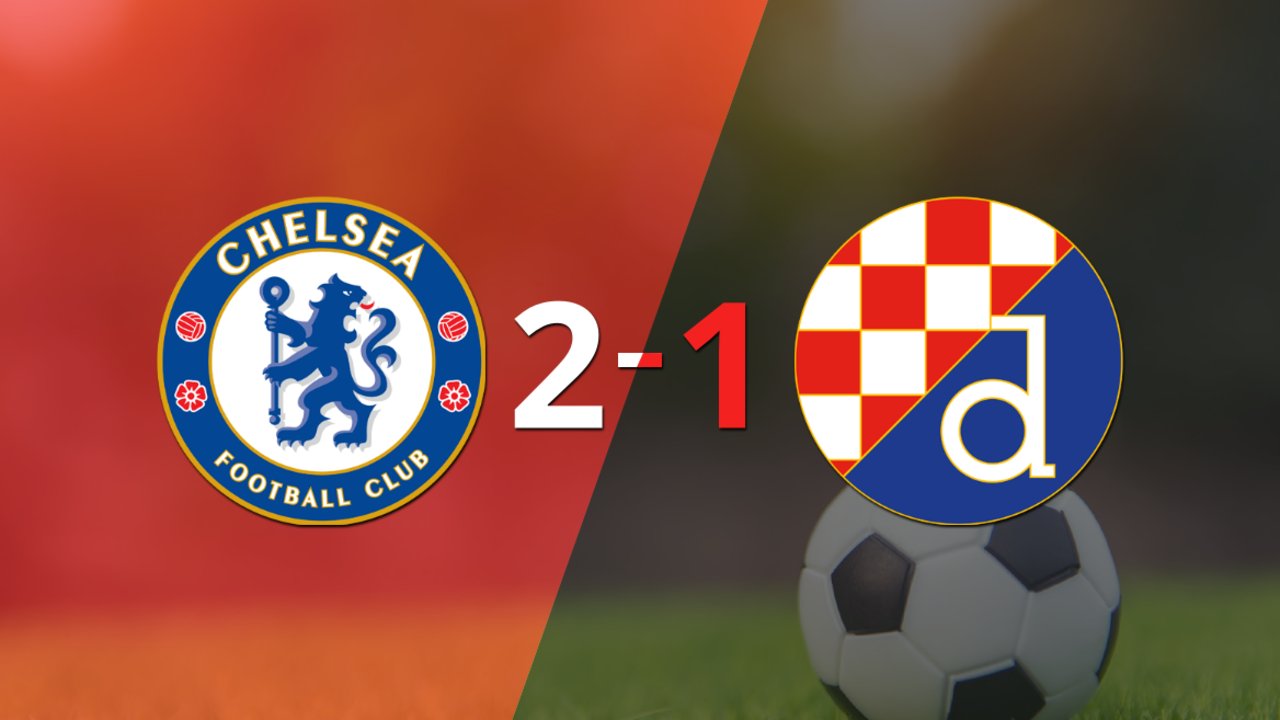 Con la mínima diferencia, Chelsea venció a Dinamo Zagreb por 2 a 1