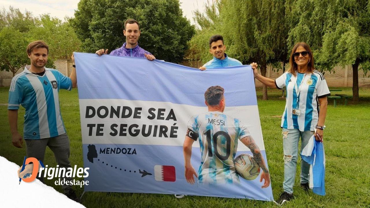 Eran desconocidos entre sí, pero se hicieron amigos para ir a Qatar: la ocurrente idea de 129 mendocinos que tienen una ilusión